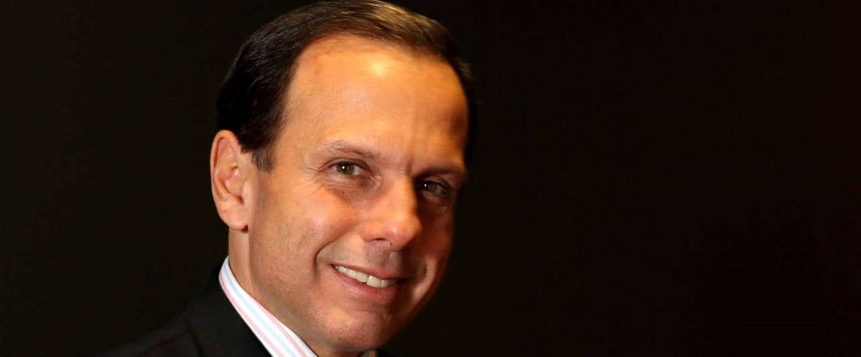 João Dória - PSDB, prefeito de São Paulo eleito no primeiro turno com 53% dos votos.