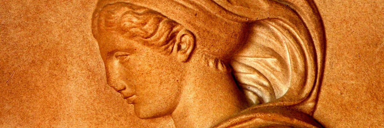 Gradiva (detail), copy of neo-Attic Roman bas-relief, probably after a Greek original from the 4th century B.C., Vatican Museum Chiaramonti, Rome.