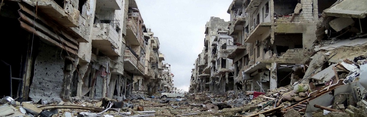Síria devastada - autor desconhecido.
