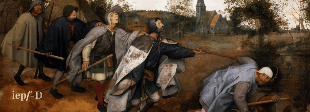 Um cego guiando cegos - Pieter Bruegel the Elder