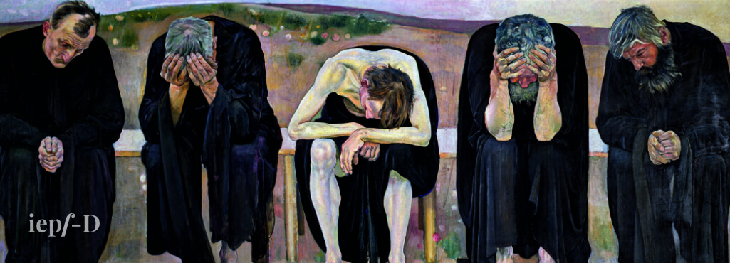 Ferdinand HodlerThe Disappointed Souls (Les âmes déçues), 1892