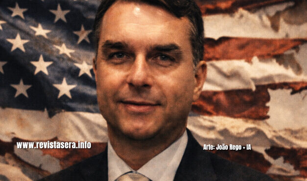 Flávio quer intervenção de Trump no Brasil se perder em outubro